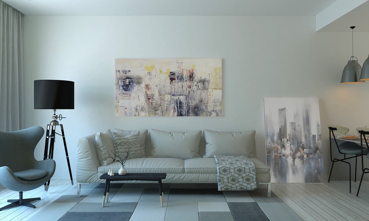 Professional cleaning supplies in a residential setting